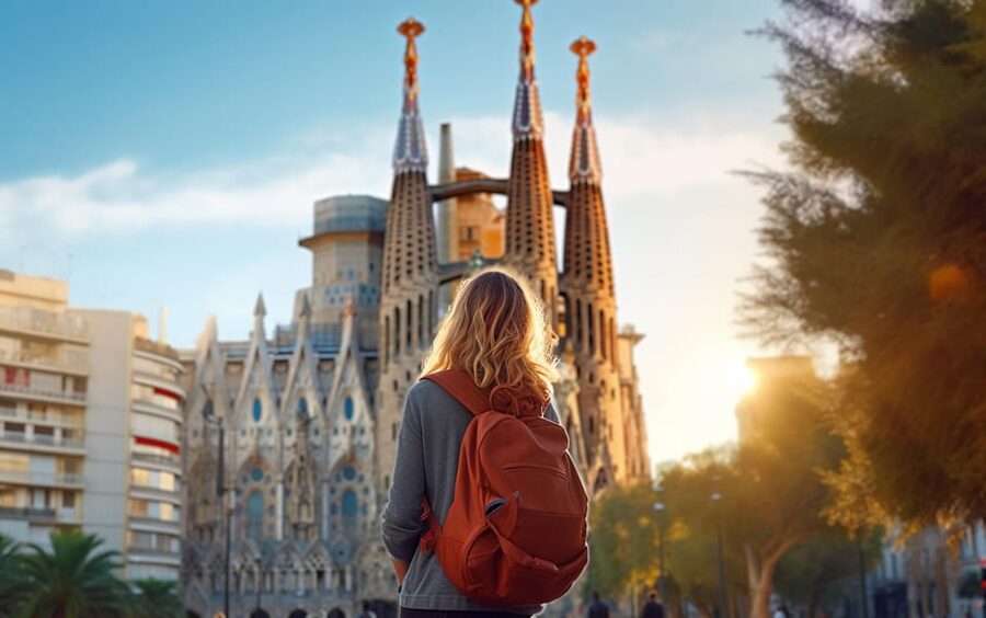 Barcelona: Sagrada Familia & Park Güell Guided Tour & Ticket - Inside Sagrada Familia: the tour’s essential first stop