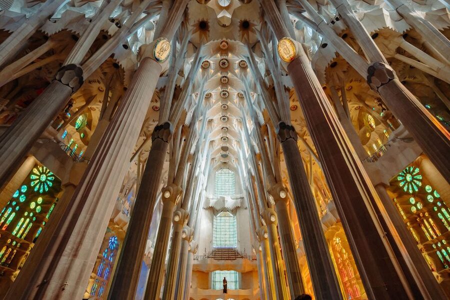 Barcelona: Sagrada Familia Tour w/Skip-the-Line Entry Ticket - The nave, stained glass, and changing light