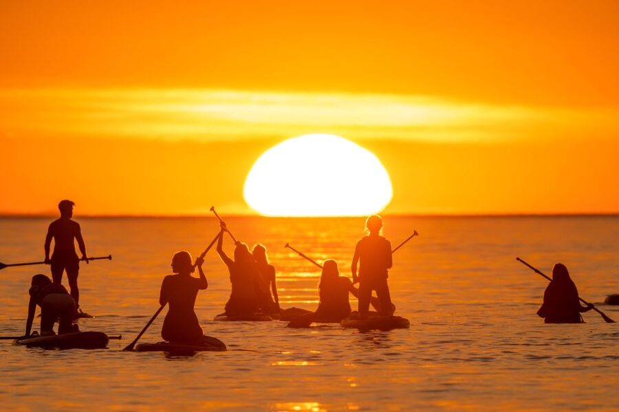 Barcelona: Sunrise Paddleboarding with Instructor and Photos - Photos without keeping your phone on the board