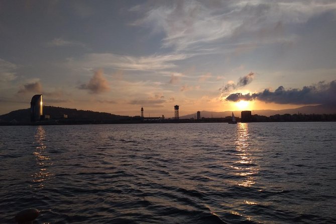 Barcelona Sunset Cruise with Light Snacks and Open Bar - The best part is the view back toward Barcelona