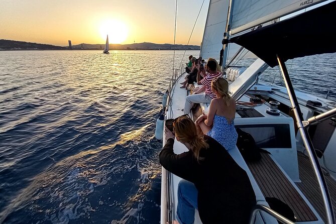 Barcelona Sunset Sailing Cruise from Port Olímpic with Open Bar - Skippers Jorge and Daniel set the tone