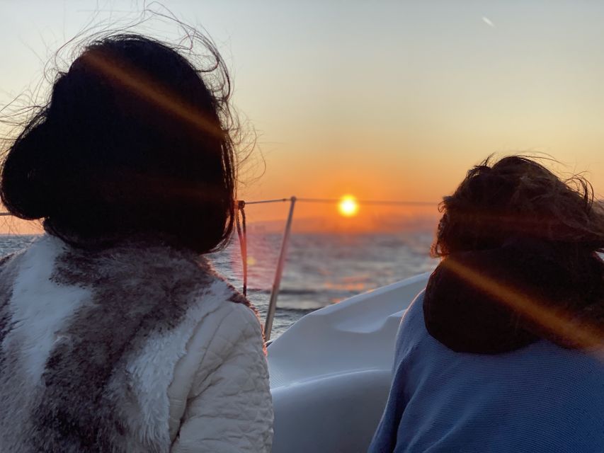 Barcelona: Sunset Sailing Tour with Open Bar & Snacks - The Sunset Behind the Mountains