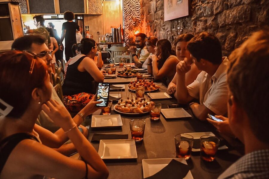 Barcelona: Tapas Walking Tour with Food, Wine, and History - A social evening, not a private food tour