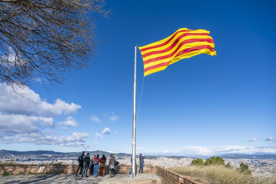 Barcelona: Walking tour with Montjuic Castle & Cable Car - Gran Teatre del Liceu and Palau Güell