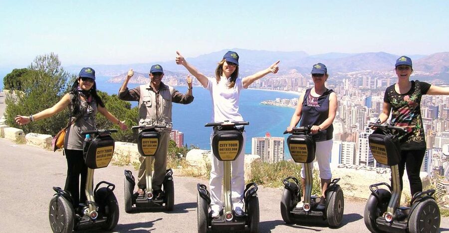 Benidorm: Authentic Segway Machine Tour - The first 15 minutes: learning to trust the machine