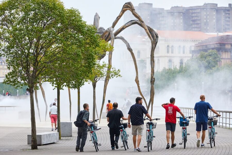 Bilbao: Guided Highlights Small Group or Private E-Bike Tour - Bilbao’s origins beside the Nervión River