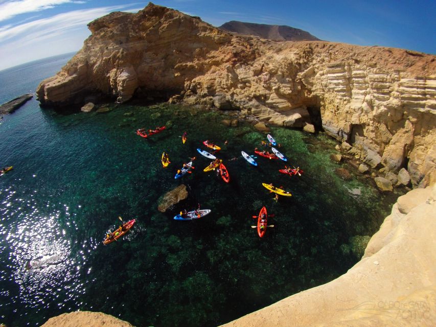 Cabo de Gata: Natural Park Kayaking and Snorkel Excursion - The 30-minute swimming and snorkeling stop