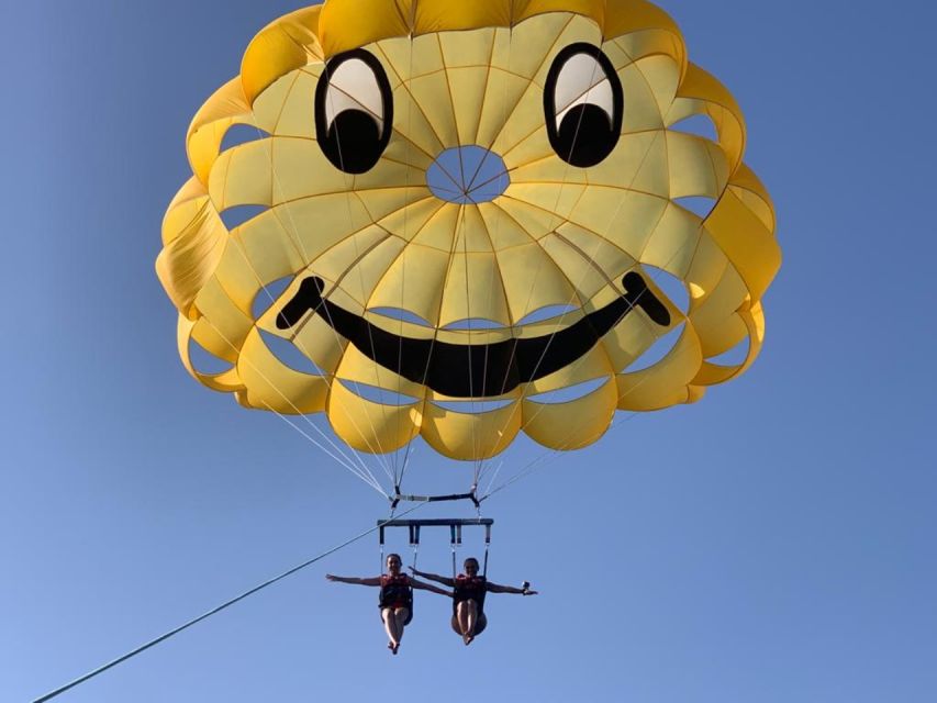 Cala Bona: Parasailing Experience - Taking off from Cala Bona by speedboat