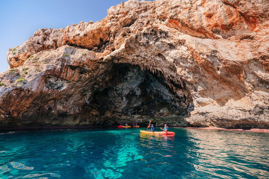 Cala Varques: Guided Sea Caves Kayak & Snorkeling Expedition - Key points at a glance