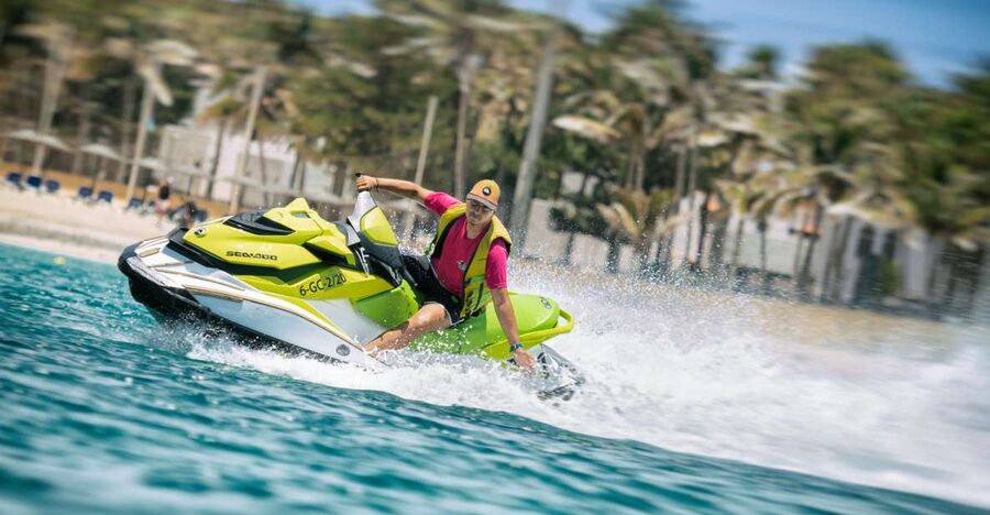 Caleta de Fuste: Jet Ski Circuit Experience - A fast ride across Caleta de Fuste bay