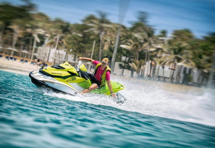 Caleta de Fuste: Jet Ski Circuit Experience - The jet ski circuit and coastal views