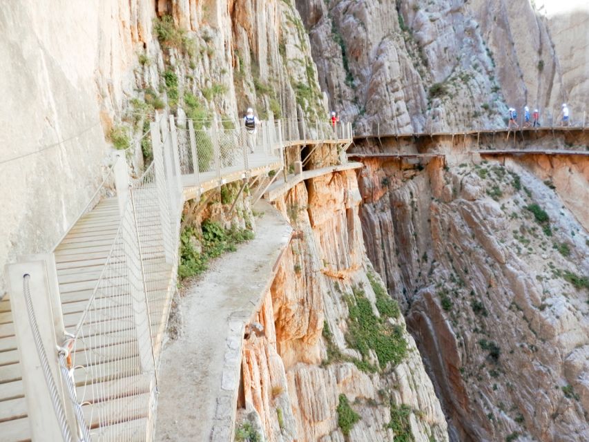 Caminito del Rey: Guided Hiking Tour with Entrance Tickets - Gorge views, river color, and the suspension bridge