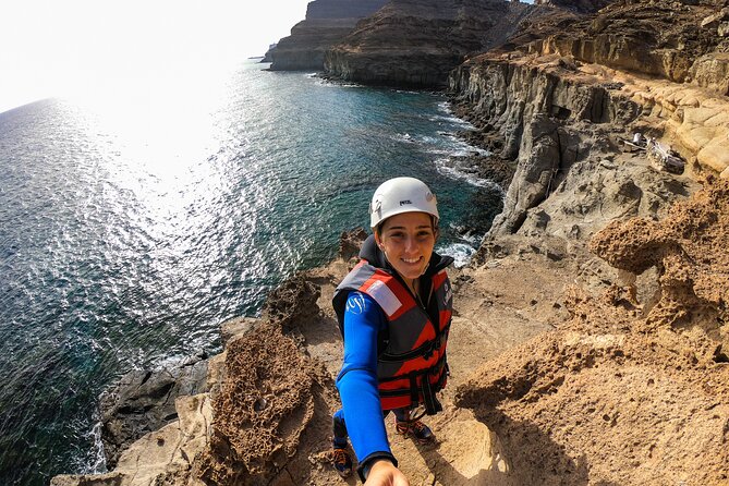 Coastering in Gran Canaria (Aquatic Route in the ocean cliffs) - Bridges, via ferrata, and rock climbing