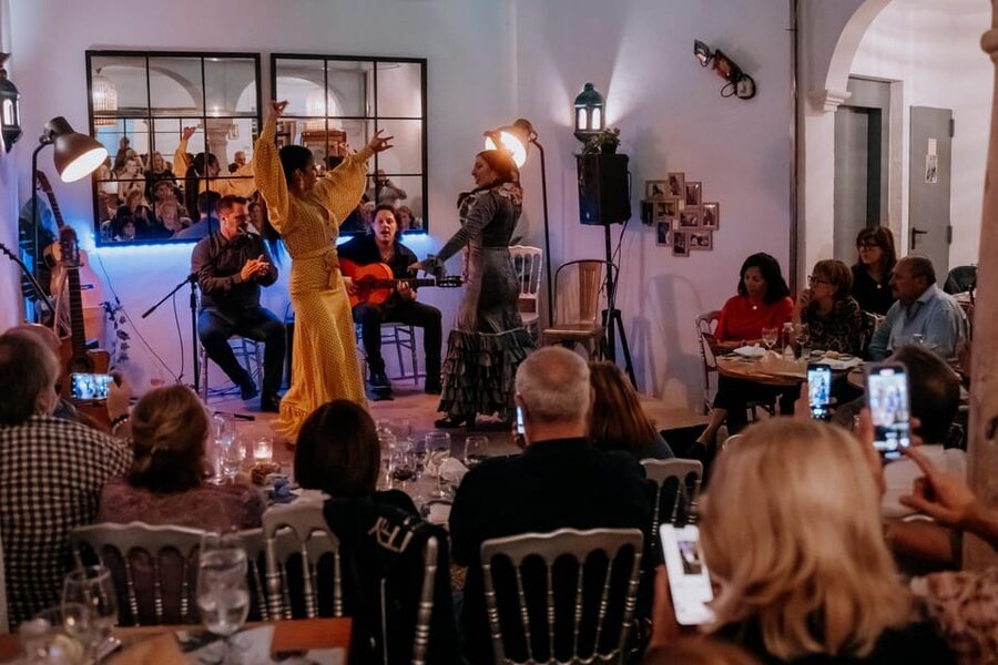 Córdoba: Tablao Flamenco at Doble de Cepa with Optional Meal - Choosing the meal option