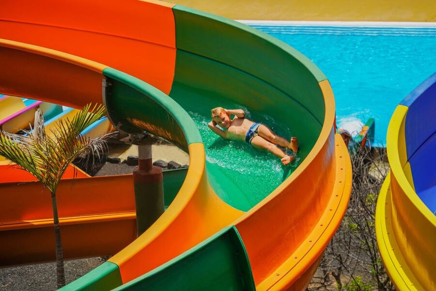 Corralejo: Acua Water Park Entry Ticket - The wave pool brings music and crowds