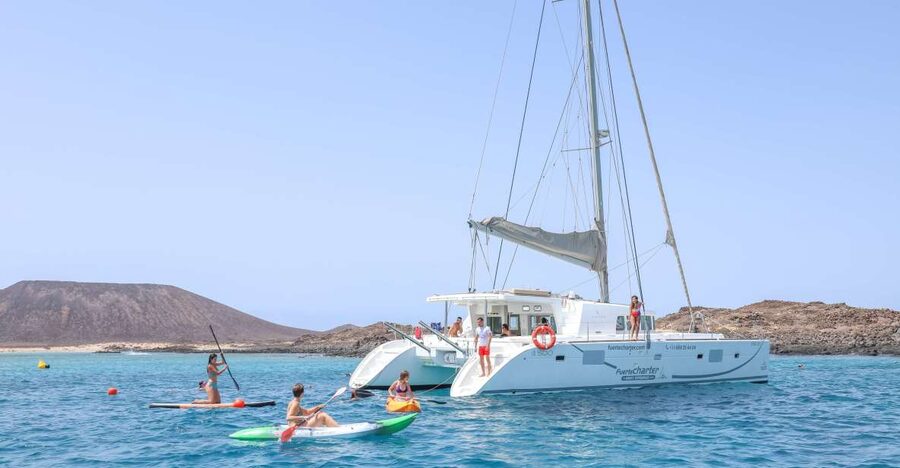 Corralejo: Adults-Only Catamaran Day Trip to Lobos Island - A relaxed crossing from Corralejo to Lobos