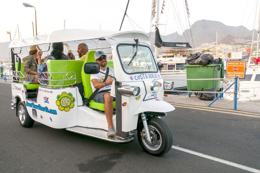 Costa Adeje: Double Tuk Tuk Tour - Puerto Colón and the resort coast