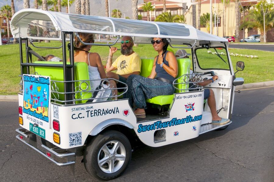 Costa Adeje: Double Tuk Tuk Tour - The road toward Caldera del Rey