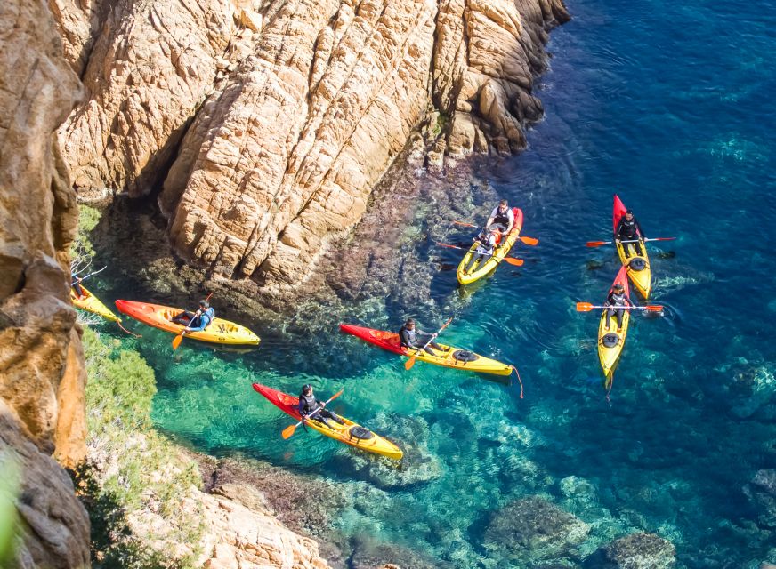 Costa Brava: Sea Caves Kayaking and Snorkeling Tour - The return paddle: another 40 minutes on the coast
