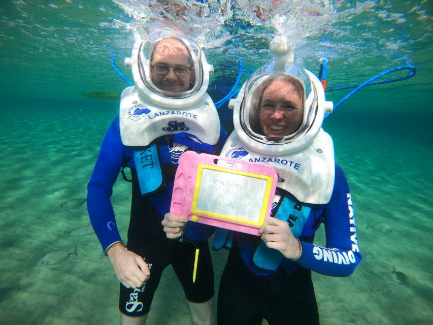 Costa Teguise : Underwater Sea Trek Experience - The 30-minute sea trek: a slow walk among fish