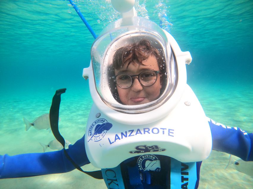 Costa Teguise : Underwater Sea Trek Experience - A memorable family activity, with a few limits