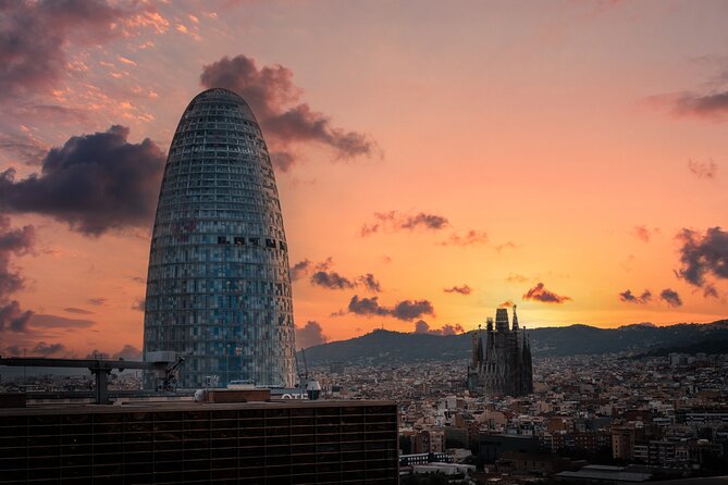 Entrance to the Mirador Torre Glories Barcelona - The 30th-floor deck delivers the main reward