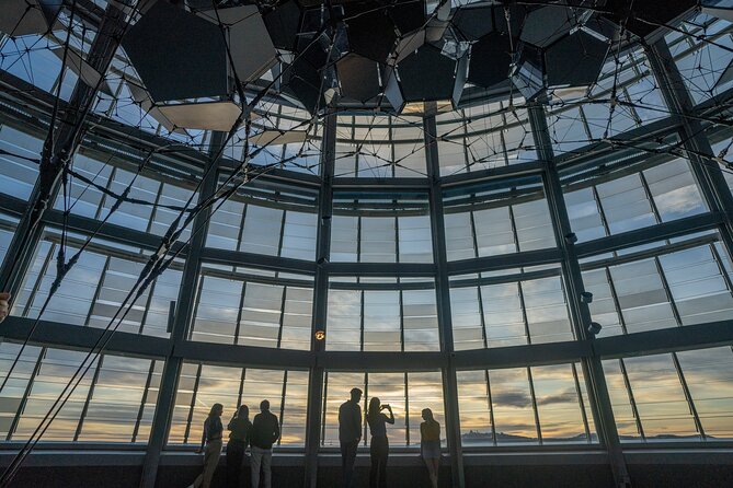 Entrance to the Mirador Torre Glories Barcelona - Cloud Cities Barcelona adds a physical challenge