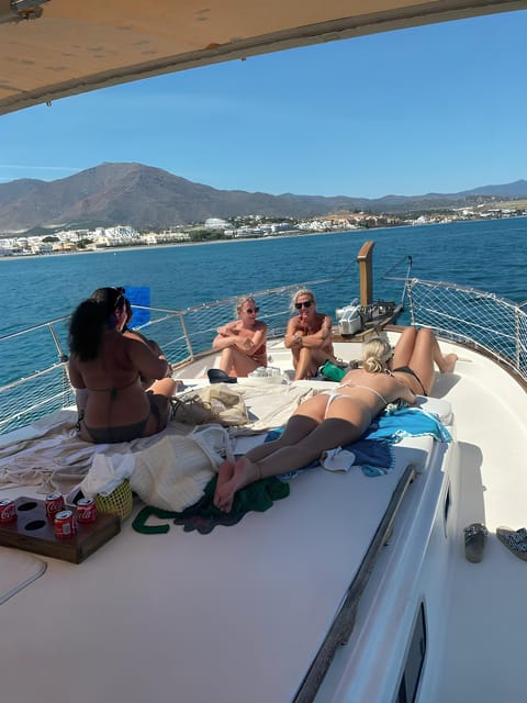 Estepona: Dolphins Searching Sea Cruise with Drink & Snacks - Swimming in the Mediterranean