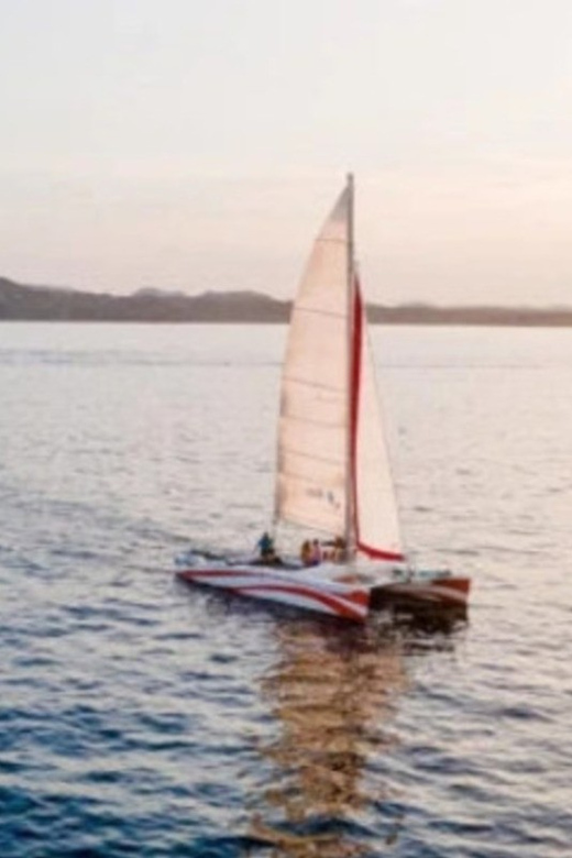 Fornells: Catamaran Sunset Cruise of Menorca's Coast - Sailing, not just a motorboat ride