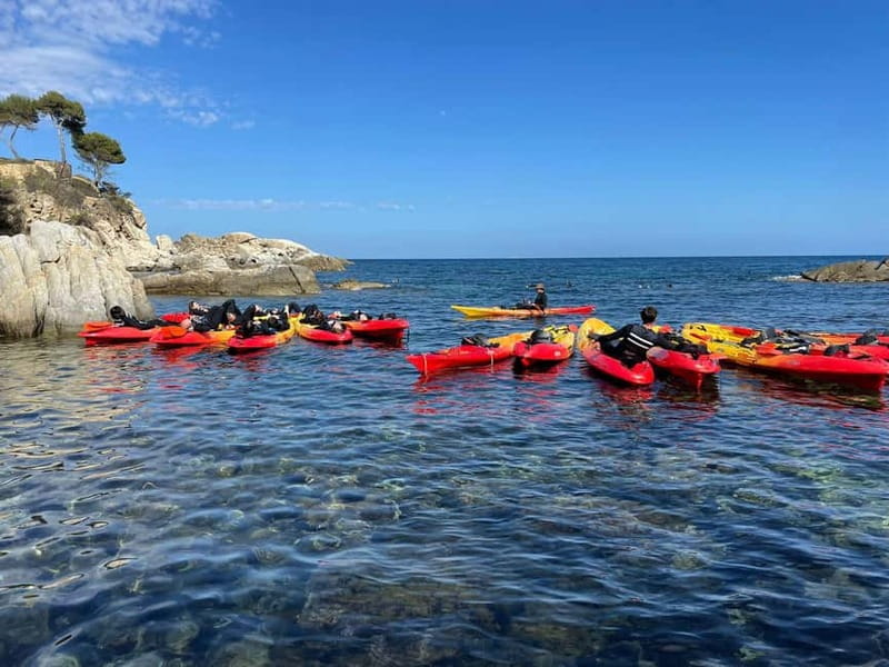 From Barcelona: Costa Brava Kayak & Snorkel Tour with Picnic - A picnic and beach pause at S’Agaró