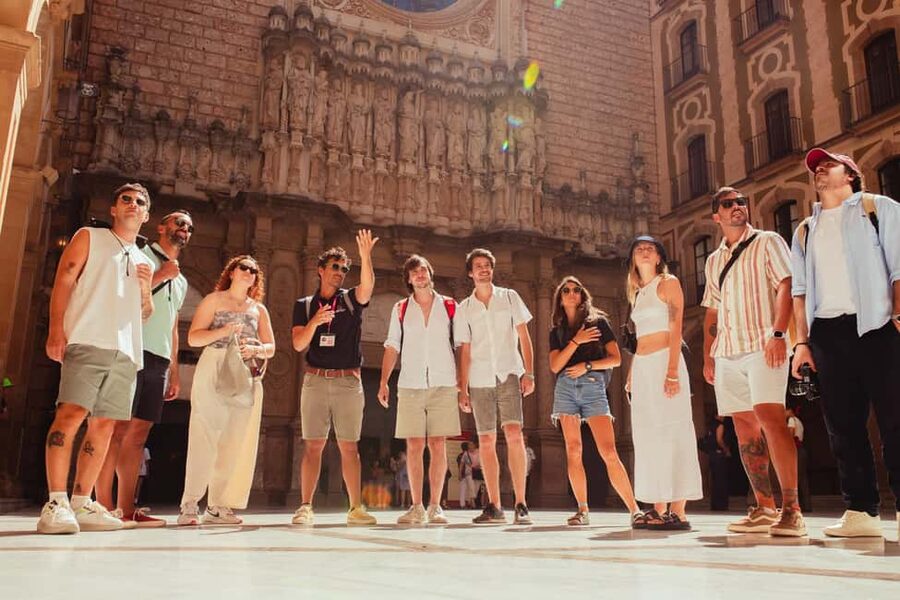 From Barcelona: Full-Day Montserrat & Wine Small Group Tour - A Catalan lunch with wine