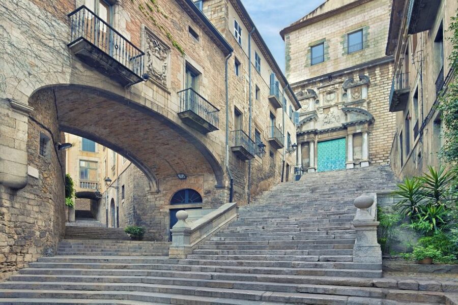 From Barcelona: Girona, Game of Thrones Tour - The Arab Baths and the cathedral steps