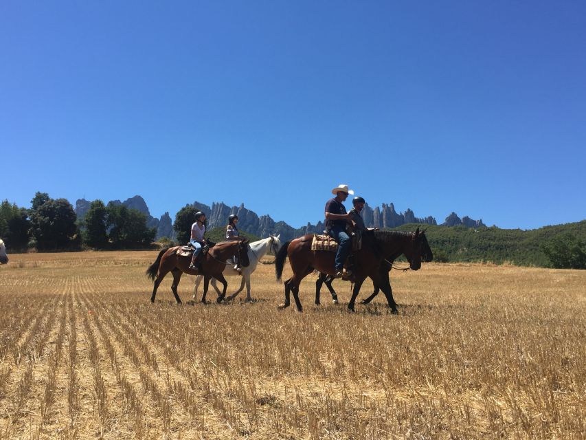 From Barcelona: Horseback Tour in Montserrat National Park - One hour at the mountainside abbey