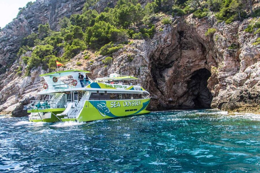 From Cala Millor: East Coast Glass-Bottom Boat Trip - The 2-hour Cala Ratjada choices
