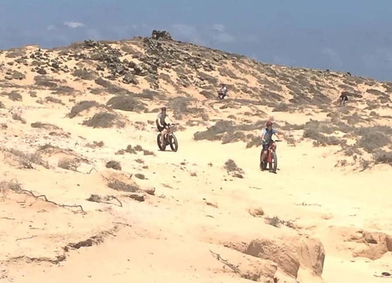 From Corralejo: Fuerteventura Guided E-Bike/E-scooter Tour - Bayuyo and the northern volcanic chain