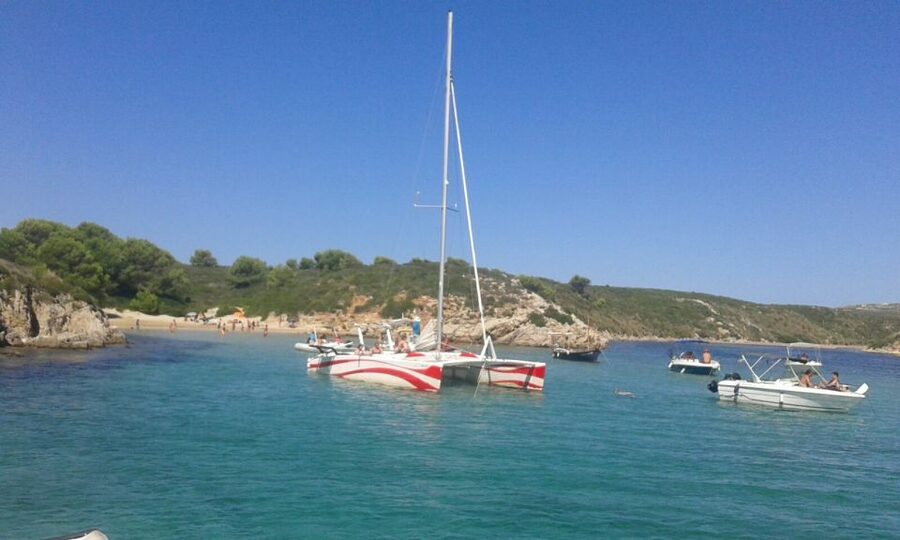 From Fornells: Half-Day Menorca Catamaran Trip w/ Snorkeling - What the swimming stop is really like
