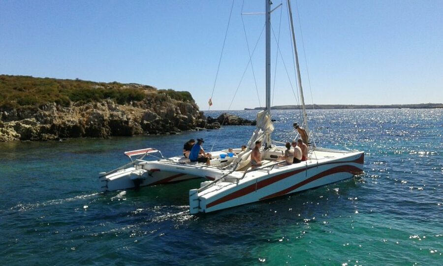 From Fornells: Half-Day Menorca Catamaran Trip w/ Snorkeling - Weather matters more than the brochure