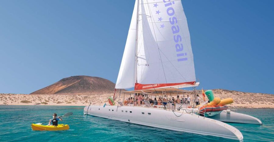 From Lanzarote: Sailing Day Trip Around La Graciosa - The ferry from Órzola to La Graciosa