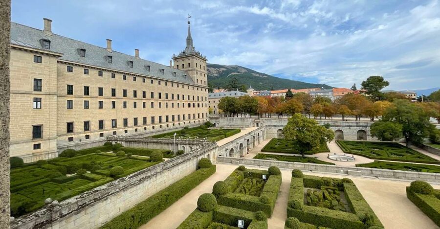 From Madrid: Escorial Monastery and the Valley of the Fallen - Entering the Monastery of San Lorenzo