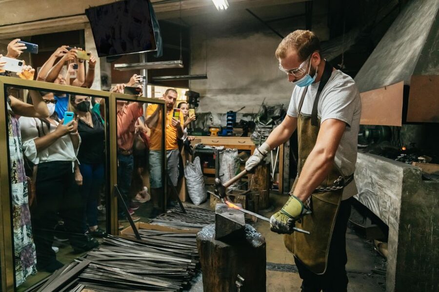 From Madrid: Guided Day Trip to Toledo by Bus - The sword-making workshop stop
