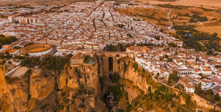 From Malaga: Ronda and Setenil Tour with Scenic Train - Ronda in two different formats
