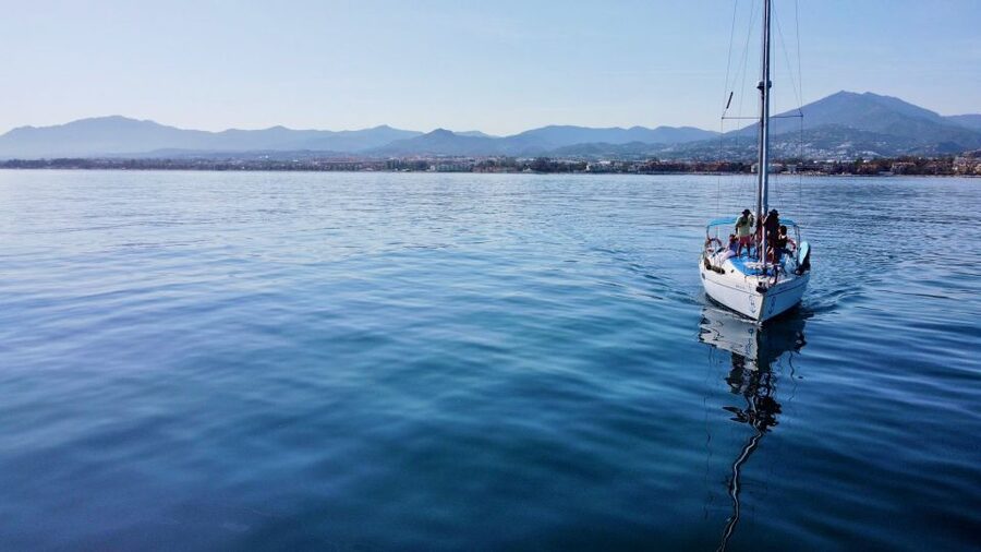 From Marbella: Private and Group Sailboat Cruise & Drinks - Dolphins, birds, and the changing view