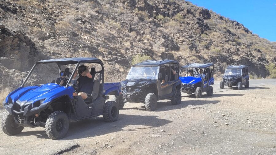 From Maspalomas: Volcanic Landscapes 4-Seater Buggy Tour - The transfer van and the practical side of the day