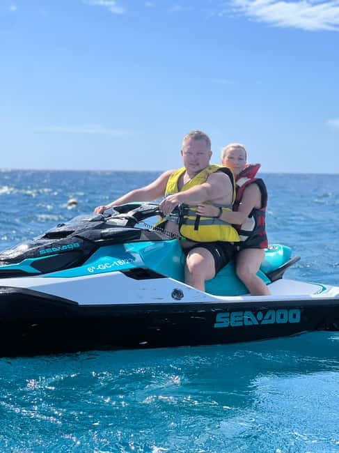 From Morro Jable: Jet Ski Adventure Tour (without license) - Price, value, and what is left out