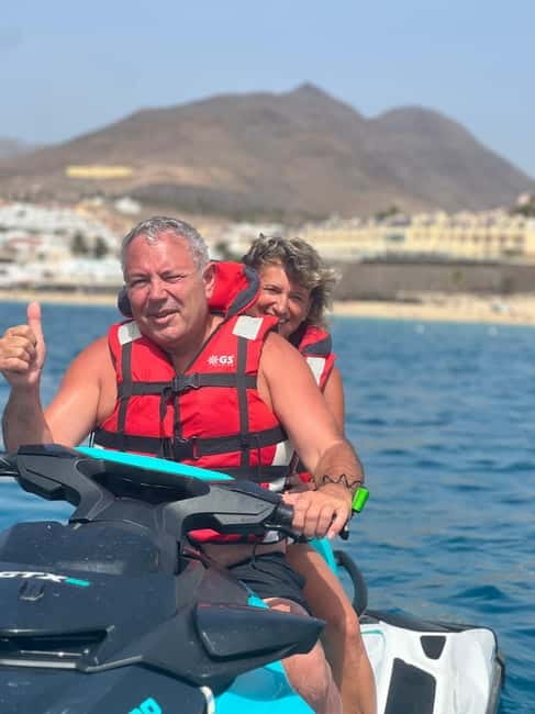 From Morro Jable: Jet Ski Adventure Tour (without license) - Sharing one jet ski: the booking detail to get right