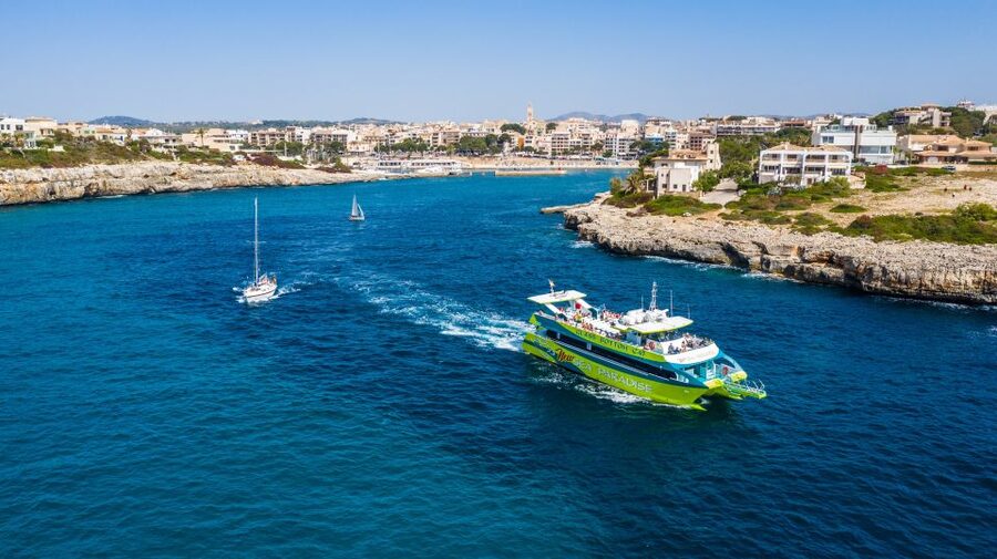 From Porto Cristo: East Coast Glass-Bottom Boat Trip - Choose the route before you book