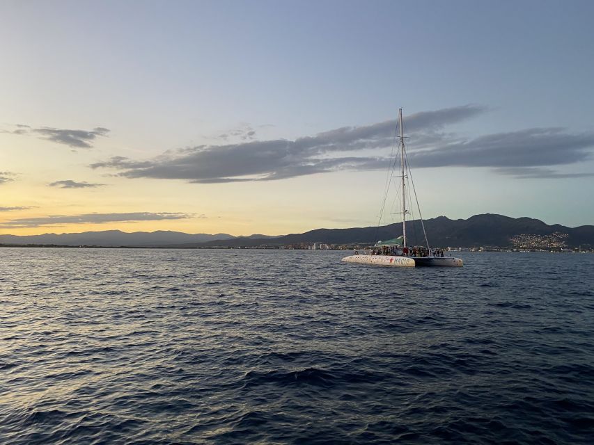 From Roses: Sunset Catamaran Cruise - Looking across to Empuriabrava