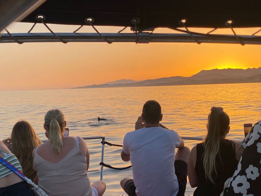 Fuengirola: Sunset Boat Tour with a Drink - Watching for dolphins along the Fuengirola coast