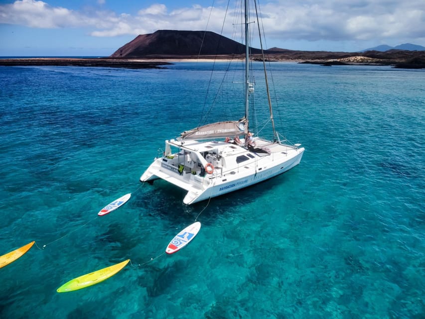 Fuerteventura : Catamaran excursion to Lobos Island - La Concha beach: the reason to bring your swimsuit