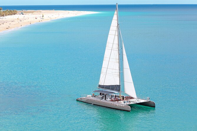 Fuerteventura: Magic Select Catamaran Trip with Food & Drinks - A spacious boat with room for sun and shade
